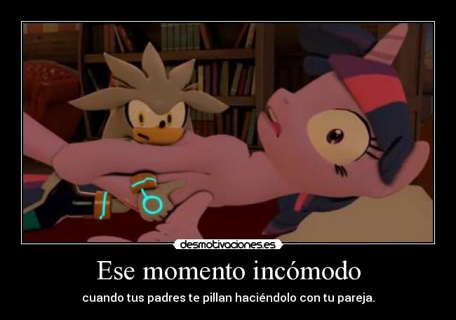 Ese momento incómodo - cuando tus padres te pillan haciéndolo con tu pareja.