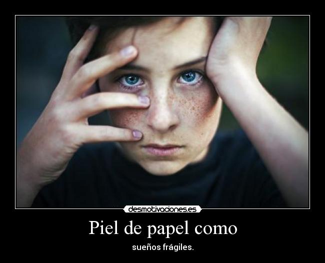 Piel de papel como - 