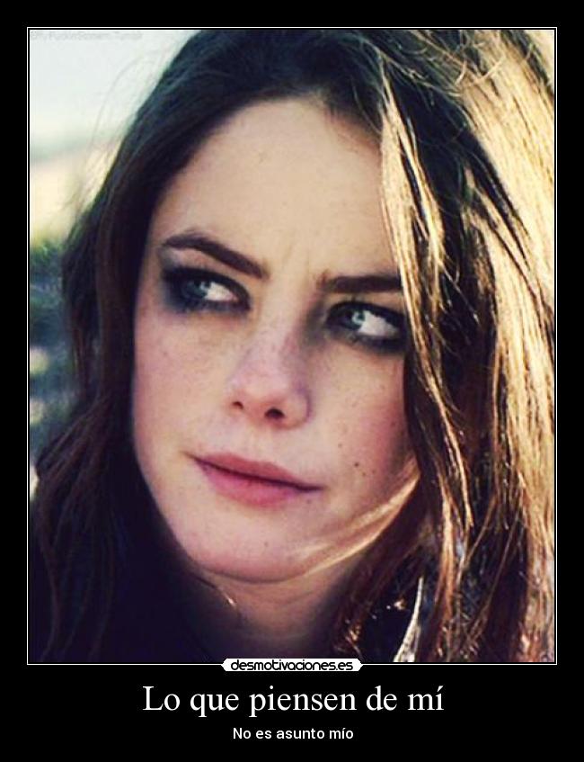 Lo que piensen de mí - 