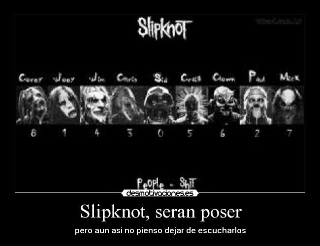 carteles slipknot desmotivaciones