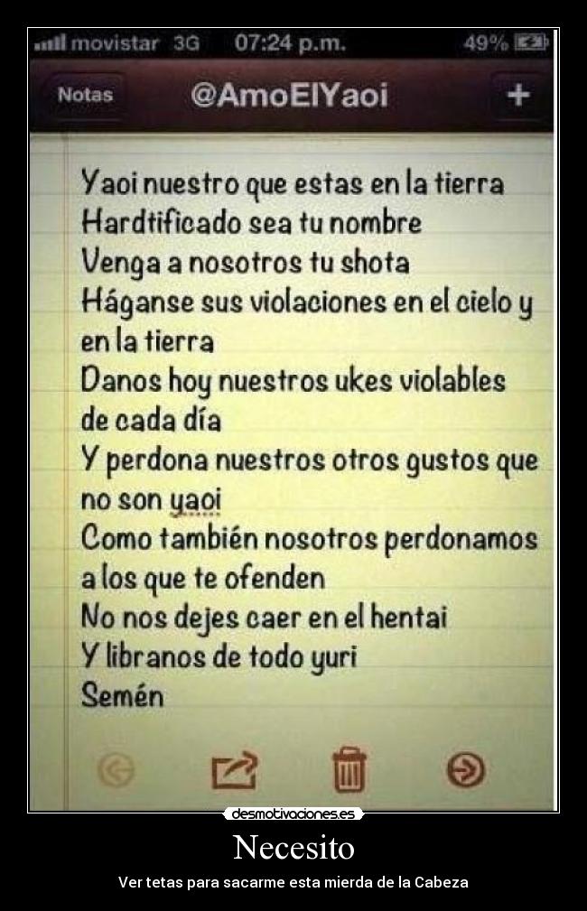 Necesito - Ver tetas para sacarme esta mierda de la Cabeza