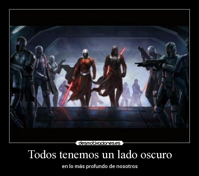 Todos tenemos un lado oscuro - 