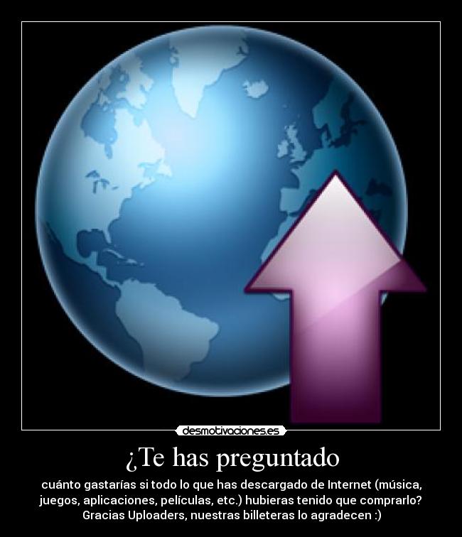 carteles uploaders desmotivaciones