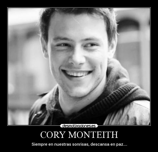 CORY MONTEITH - 