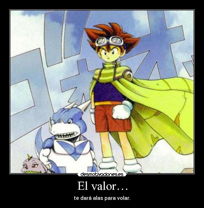 carteles digimon adventure tamer taichi zero gabo ronoa desmotivaciones