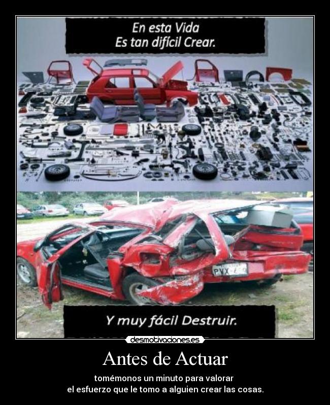 Antes de Actuar -