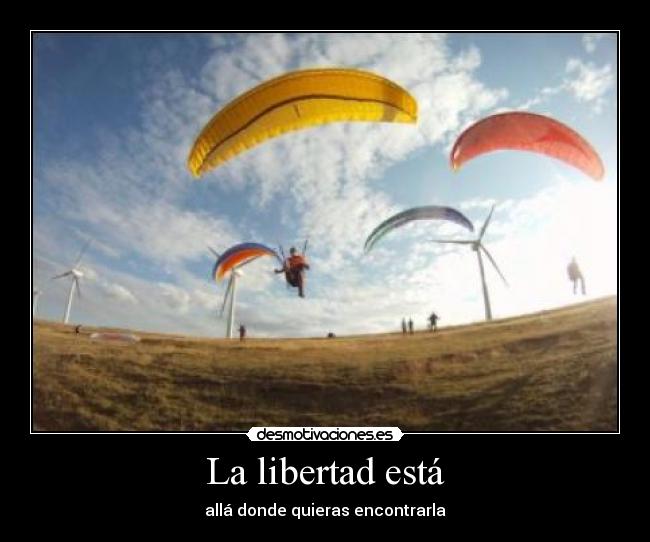 La libertad está -