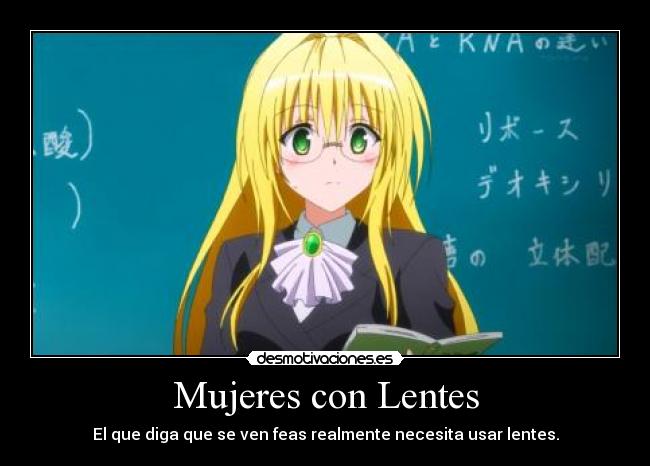 Mujeres con Lentes - El que diga que se ven feas realmente necesita usar lentes.