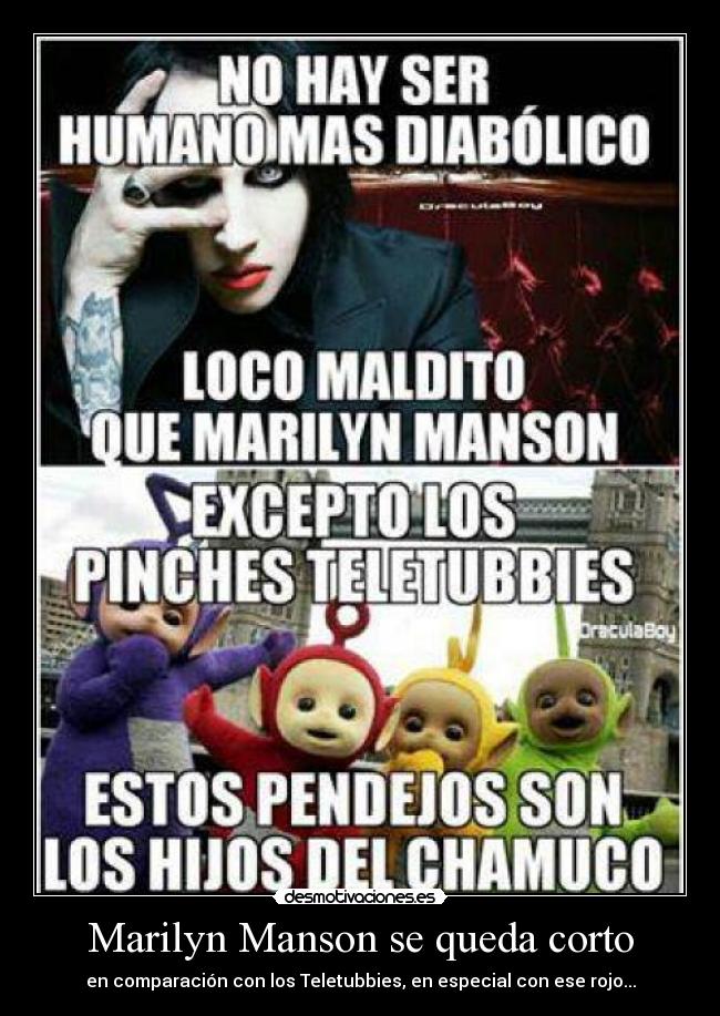 Marilyn Manson se queda corto -