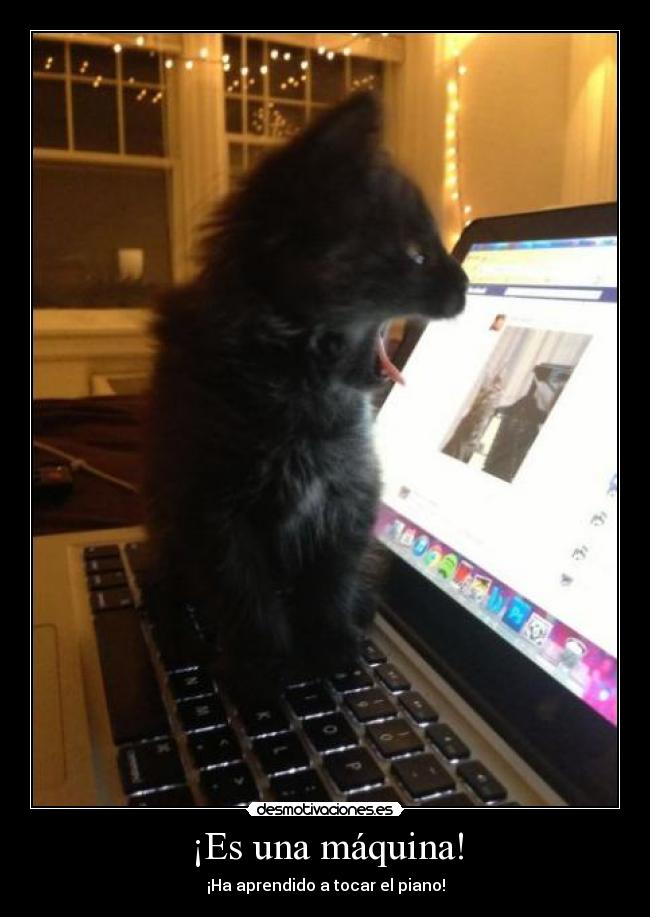 ¡Es una máquina! -