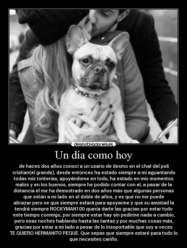 carteles perro foto honor perrito lalalal quiero hermanito desmotivaciones