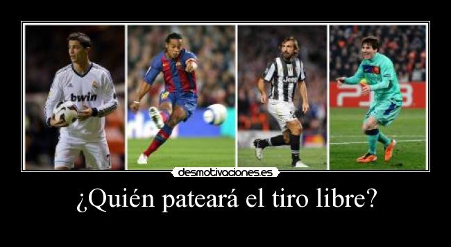 ¿Quién pateará el tiro libre? - 