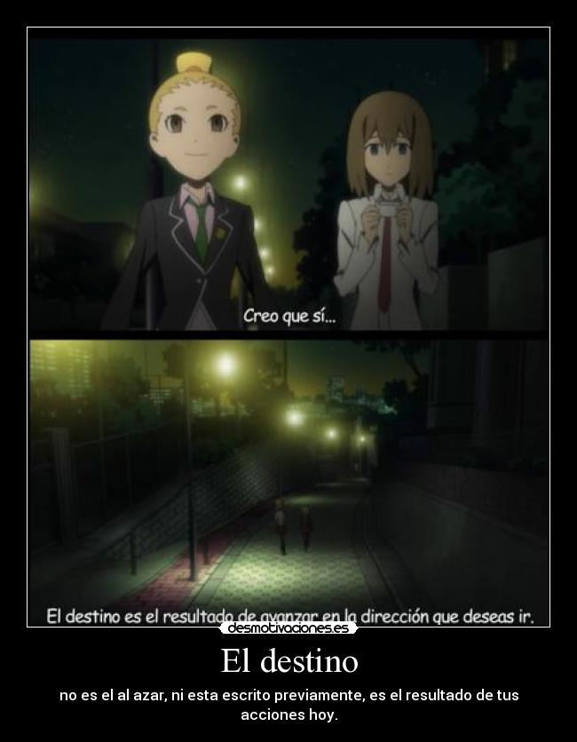 El destino -