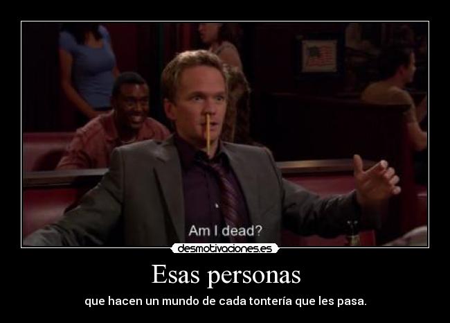 Esas personas -