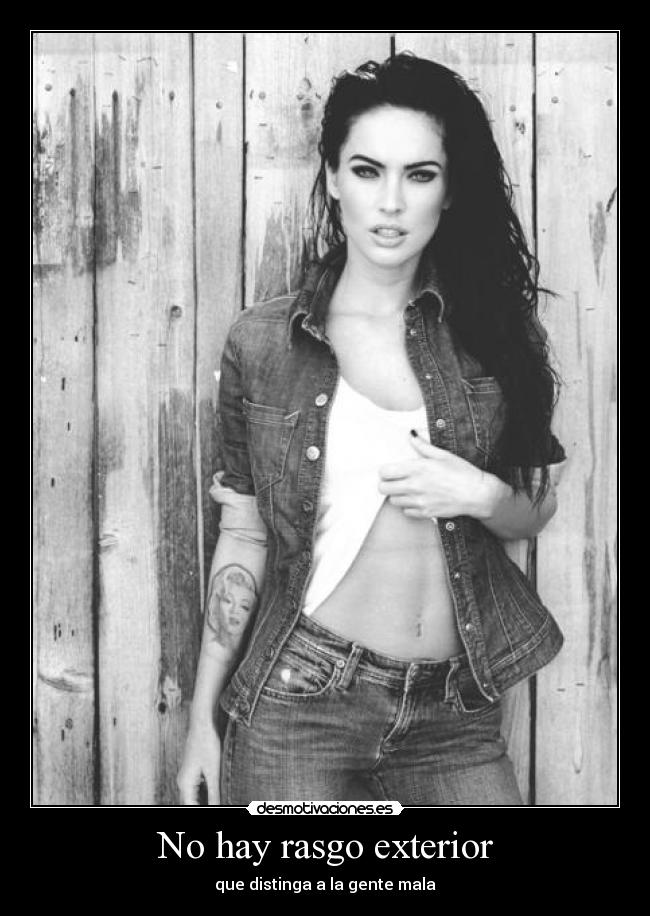 No hay rasgo exterior -