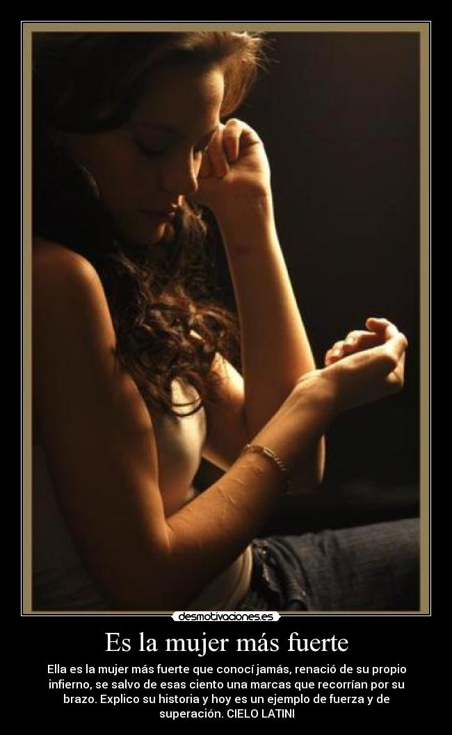 Es la mujer más fuerte - 