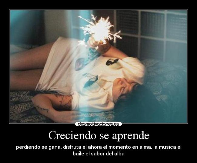 Creciendo se aprende -