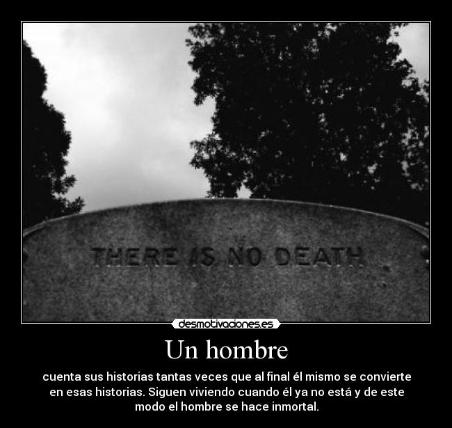 Un hombre -