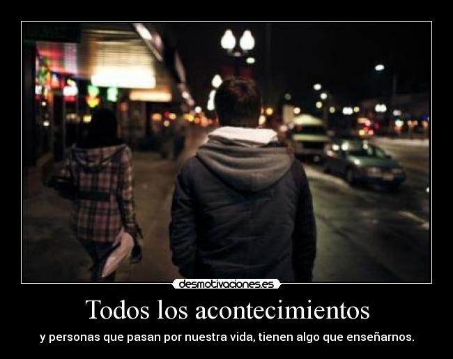 Todos los acontecimientos -