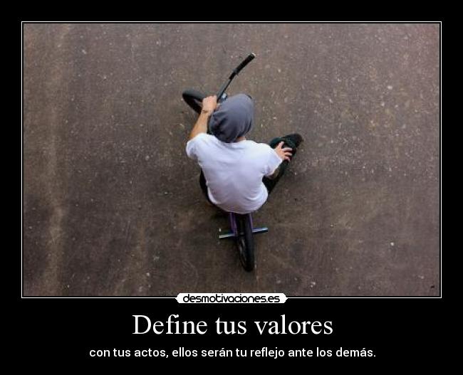 Define tus valores - 