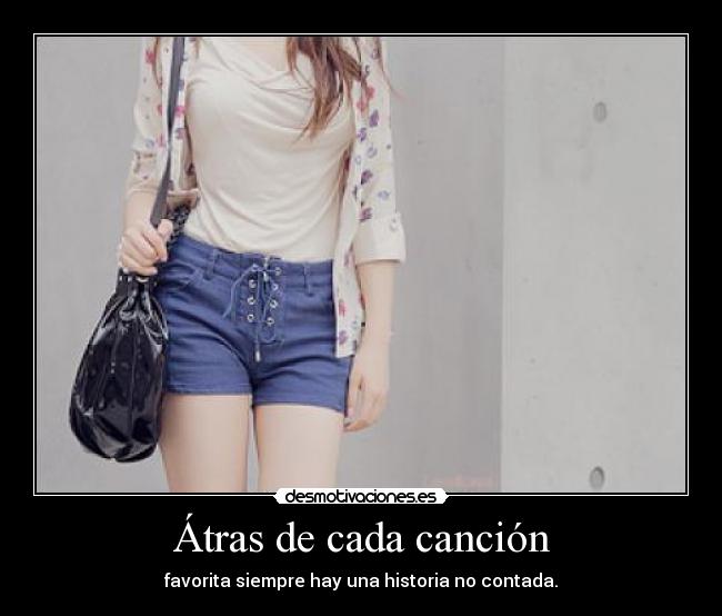 Átras de cada canción -