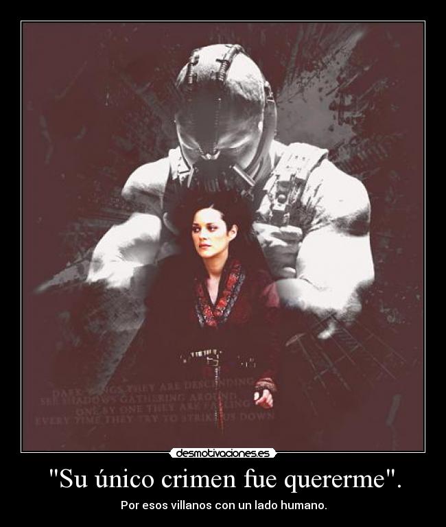 carteles batman bane villanos desmotivaciones