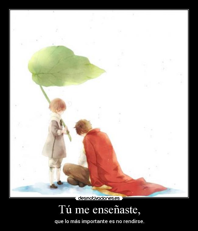 Tú me enseñaste, - 