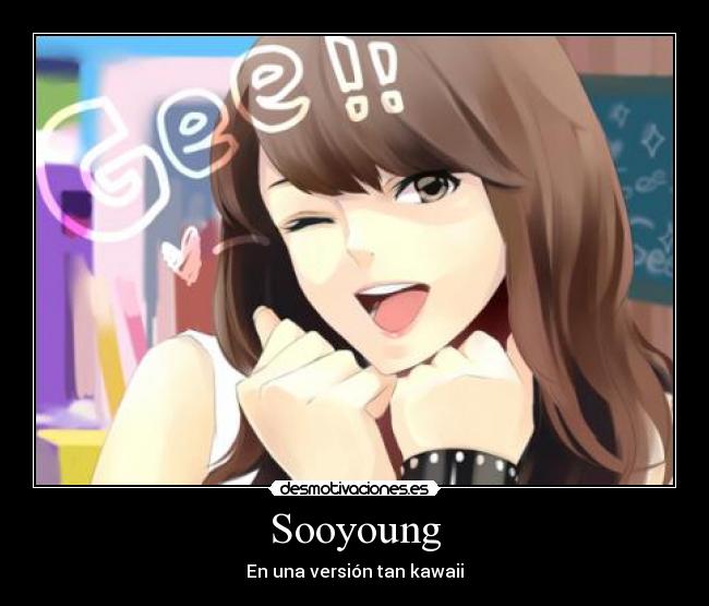Sooyoung - En una versión tan kawaii