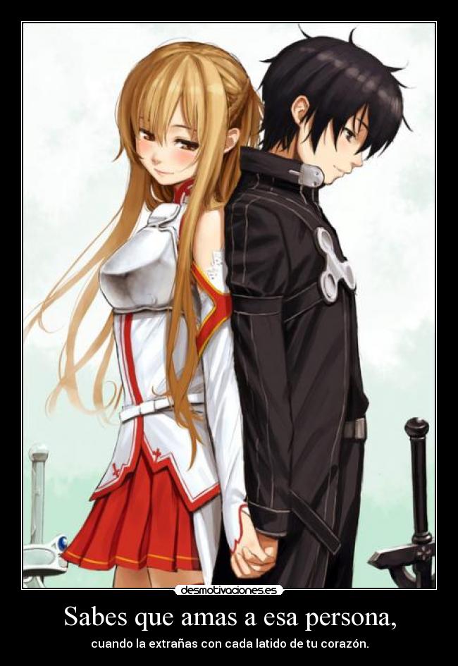 Sabes que amas a esa persona, -