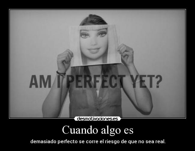 carteles demasiadoperfecto desmotivaciones