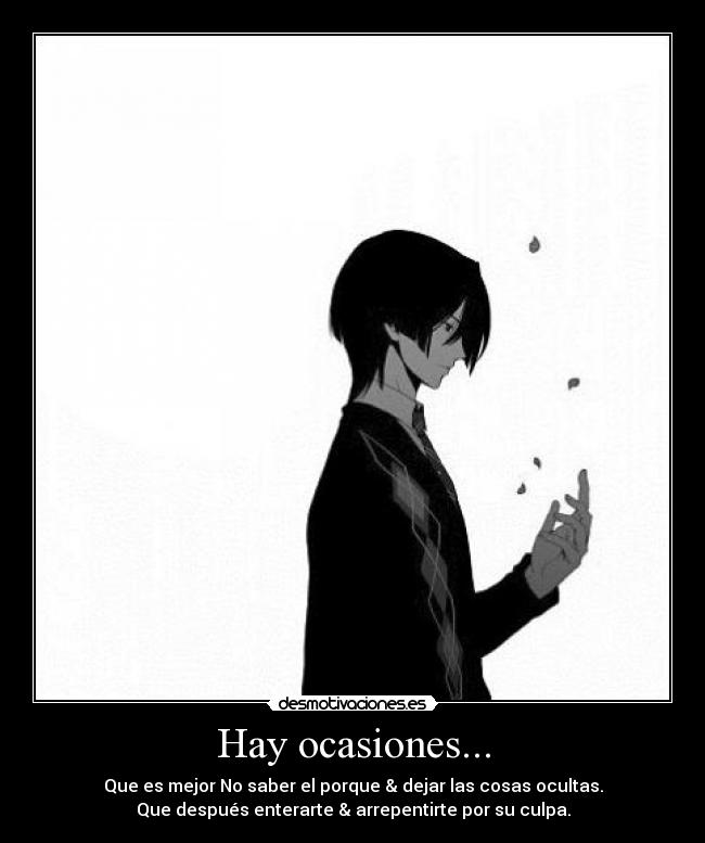 Hay ocasiones... -
