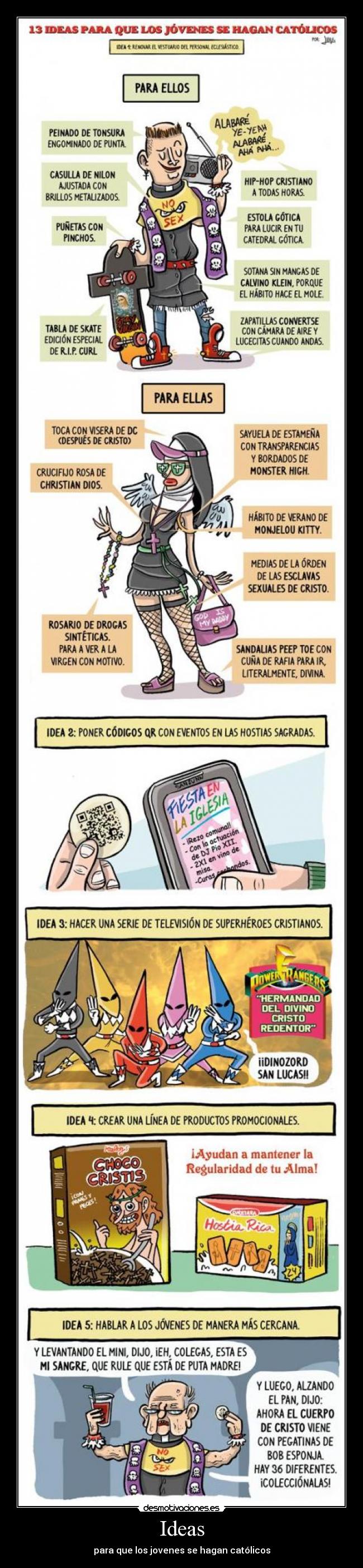 Ideas - para que los jovenes se hagan católicos