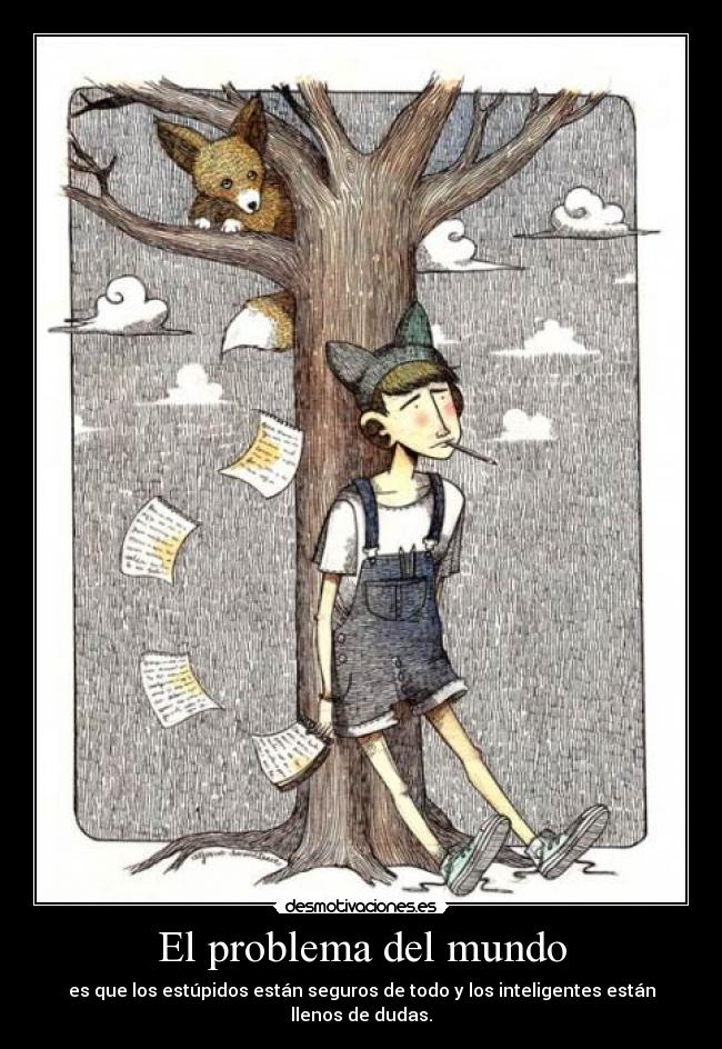 carteles mundo frase bertrand russell filosofo matematico javprox111 desmotivaciones