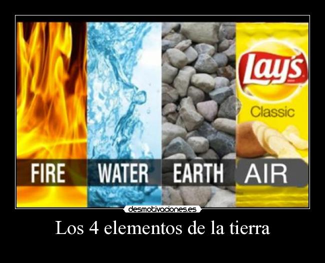 Los 4 elementos de la tierra -