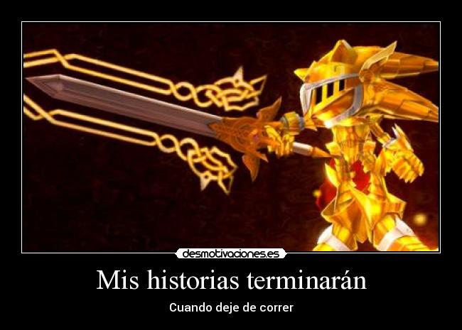 Mis historias terminarán - Cuando deje de correr