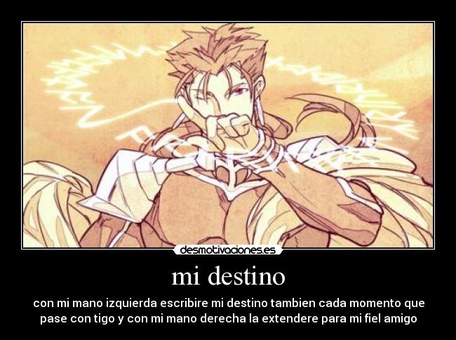 carteles destino fate stay night lancer desmotivaciones desmotivaciones
