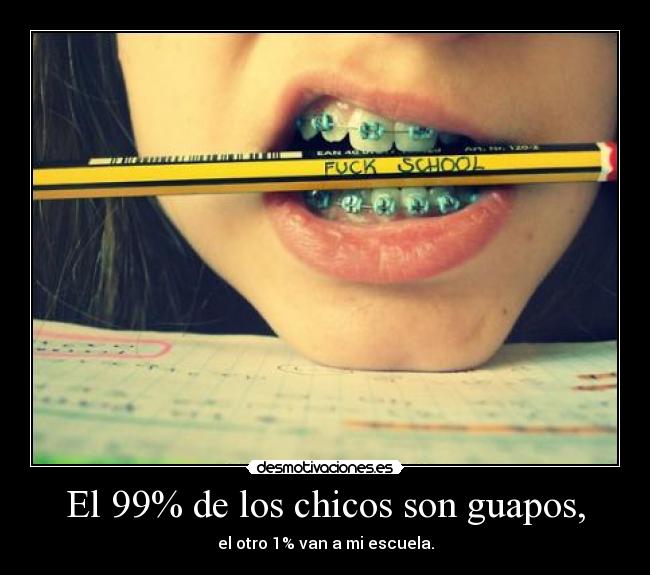 El 99% de los chicos son guapos, - 