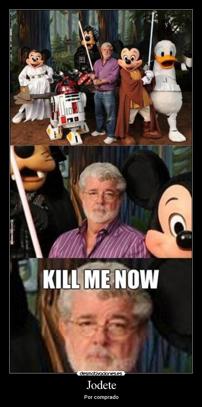carteles george lucas disney desmotivaciones