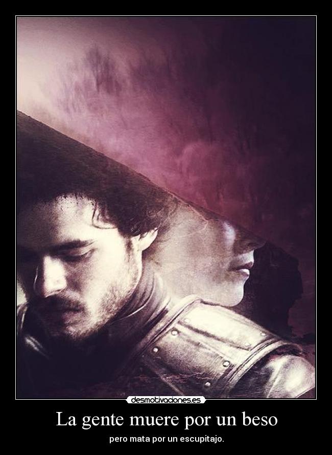 La gente muere por un beso -