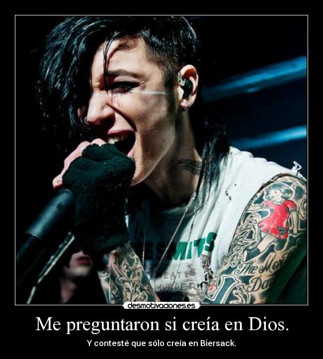 Me preguntaron si creía en Dios. -