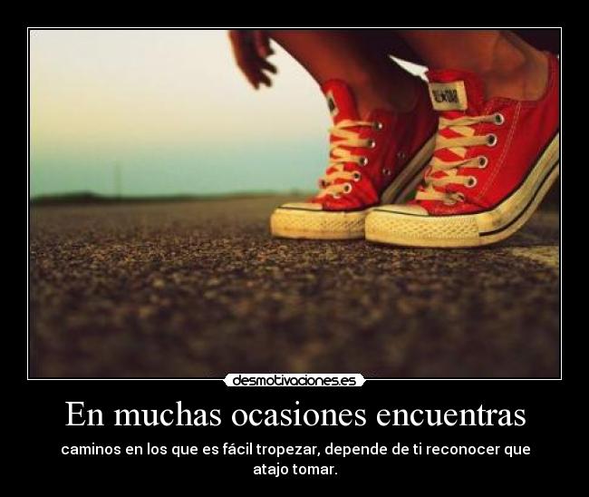 En muchas ocasiones encuentras -