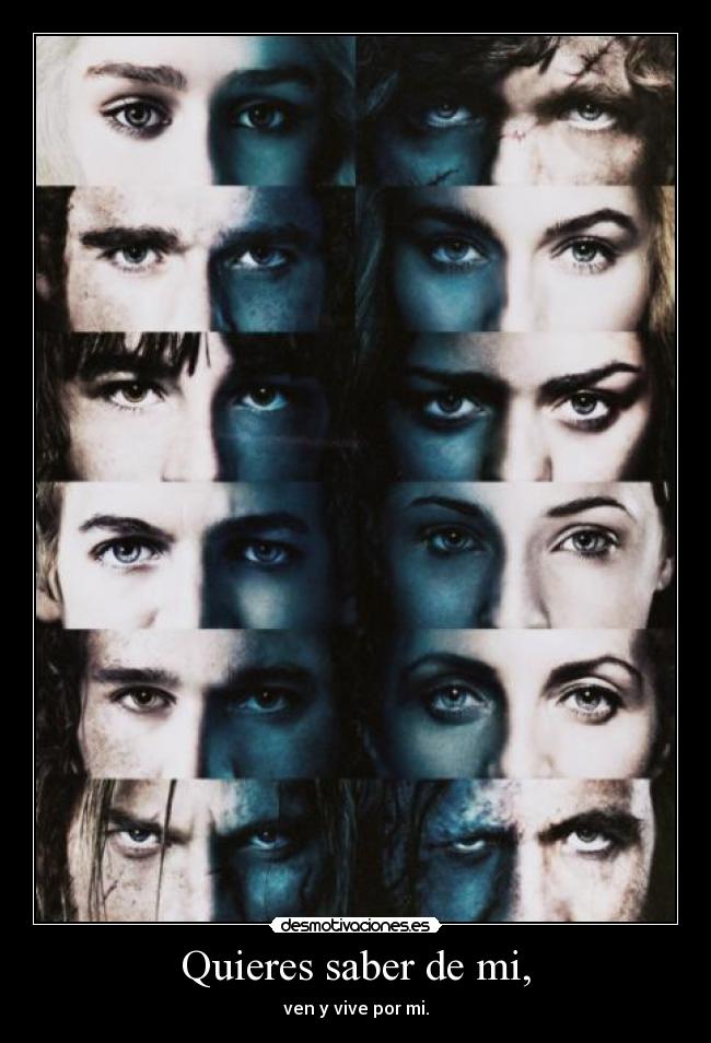 Quieres saber de mi, - 