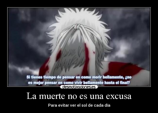 La muerte no es una excusa -