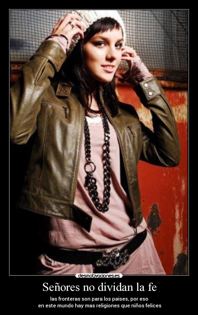 Señores no dividan la fe -