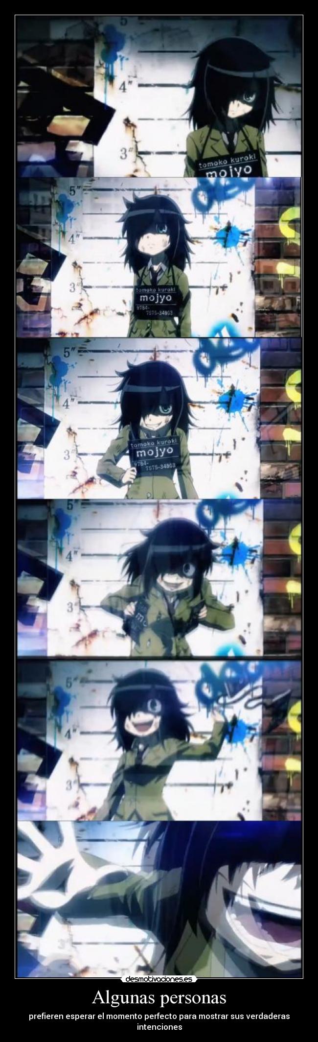 carteles albano98 devilbrigade algunas personas prefieren esperar anime watamote opening tomoko kuroki desmotivaciones