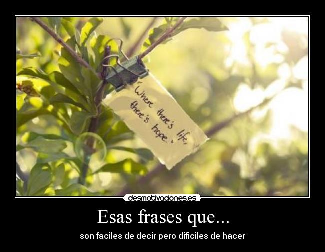 Esas frases que... - 