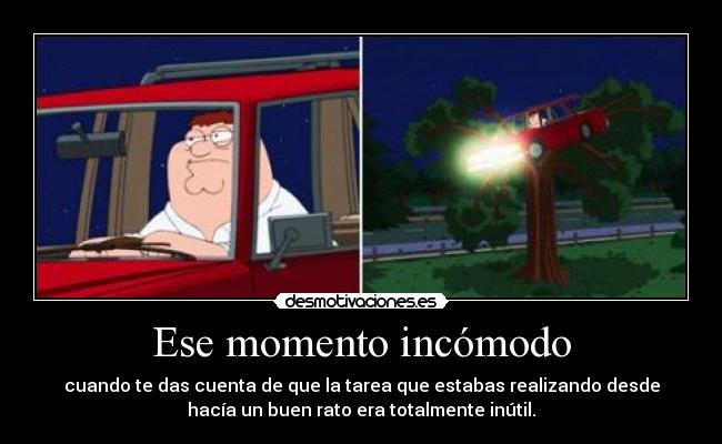 Ese momento incómodo - 