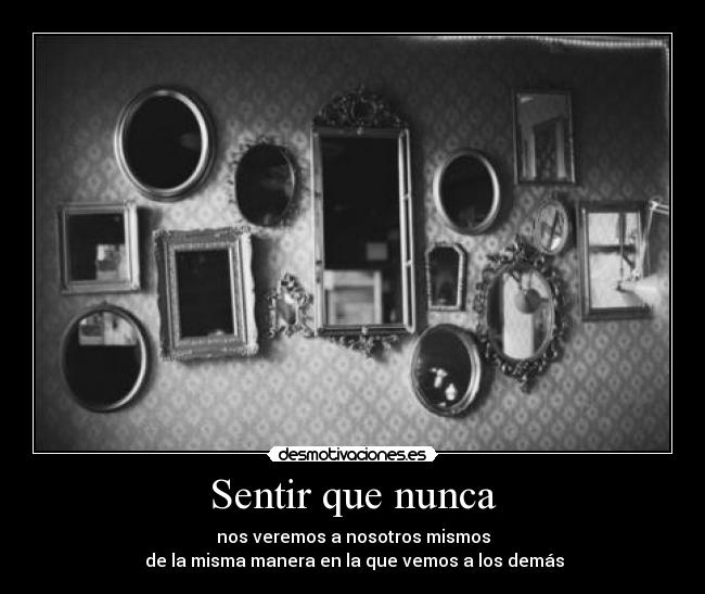 Sentir que nunca -