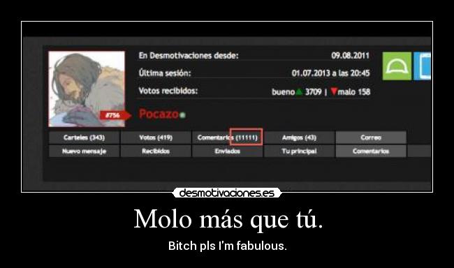 Molo más que tú. - 
