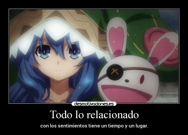 carteles yoshino date live gran serie recomiendo desmotivaciones